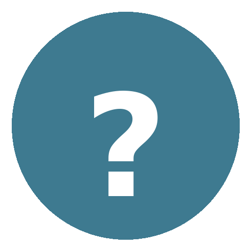 rond question bleu vert